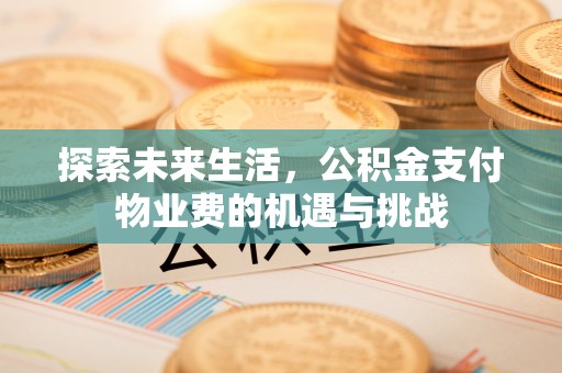 江干探索未来生活，公积金支付物业费的机遇与挑战