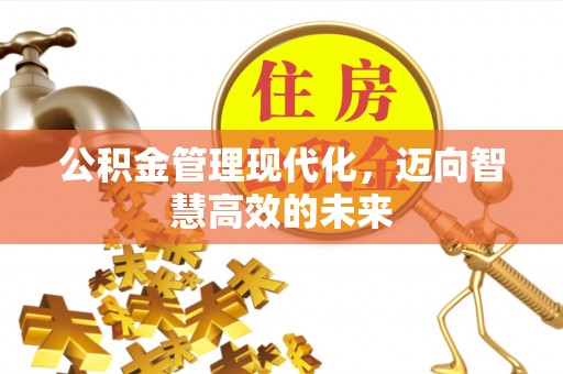 江干公积金管理现代化，迈向智慧高效的未来