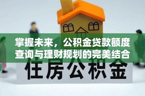 江干掌握未来，公积金贷款额度查询与理财规划的完美结合