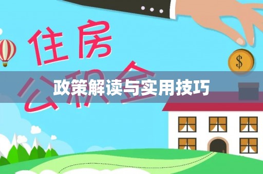 江干政策解读与实用技巧